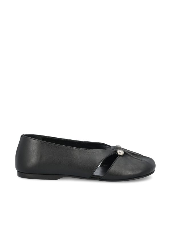Ballerine realizzate in pelle.
