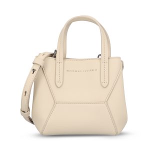 Borsa BC Duo mini in vitello con monile.