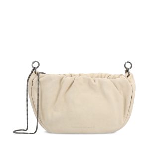 Borsa Hobo Brioche realizzata in pelle.