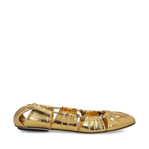 Ballerine realizzate in pelle.