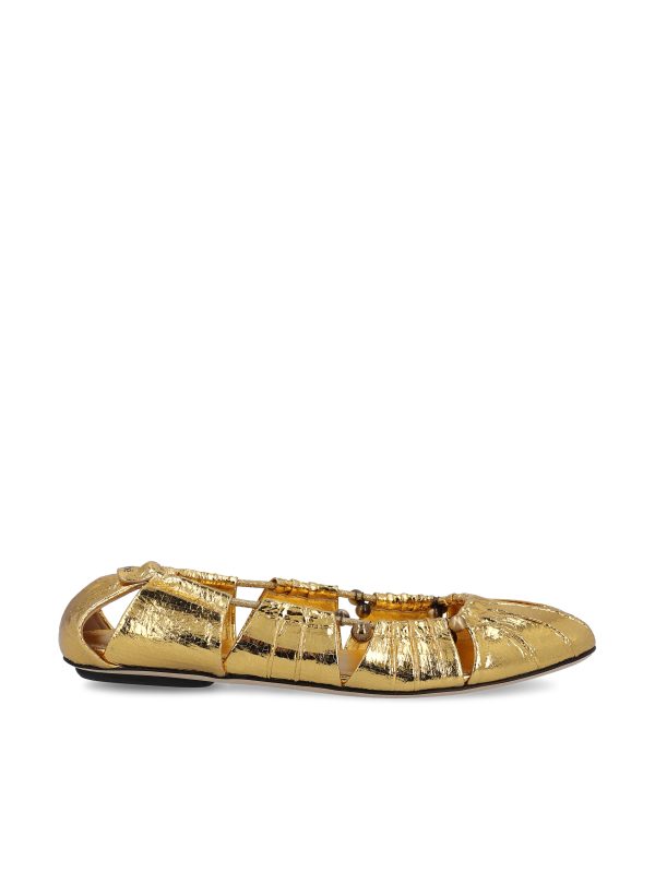 Ballerine realizzate in pelle.