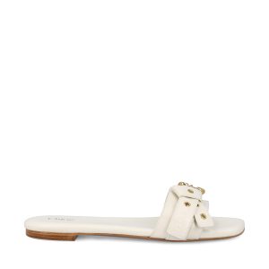 Sabot piatti Mae in pelle di vitello lucida.