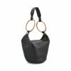Borsa Bracelet piccola in pelle di bufalo granata. — изображение 3