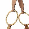 Borsa Bracelet piccola in pelle di bufalo granata. — изображение 4