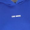 Felpa con cappuccio oversize con stampa puffy. — изображение 3