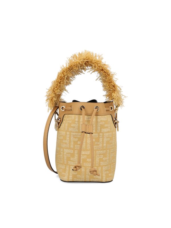 Borsa realizzata in tessuto jacquard.