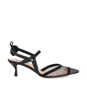 Slingback realizzate in poliammide e pelle di agnello.