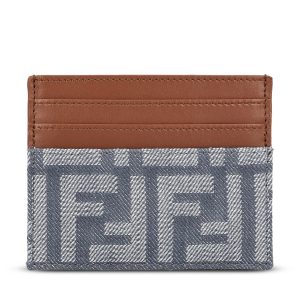 Porta carte piatto in jacquard.