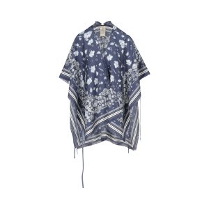Poncho in seta.