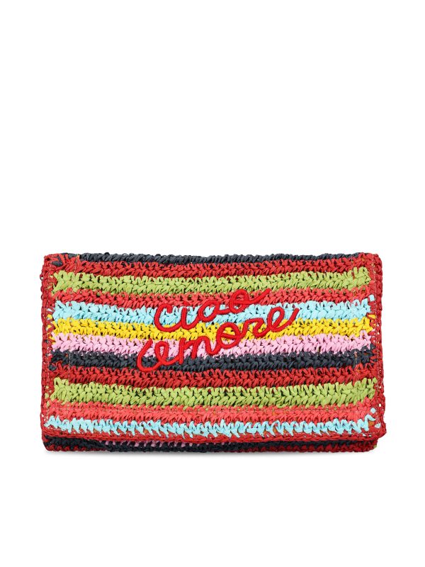 Pouch in rafia