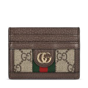 Porta carte Ophidia in tessuto GG Supreme.