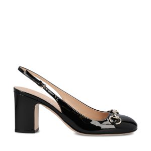 Slingback realizzate in pelle di vitello.