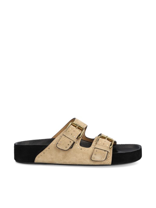 Sandali realizzati in pelle di vitello.