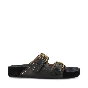 Sandali realizzati in pelle di bovino.