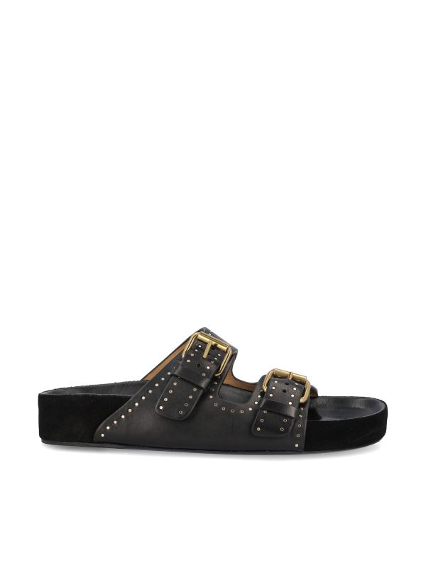 Sandali realizzati in pelle di bovino.