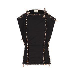 Top realizzato in cotone.