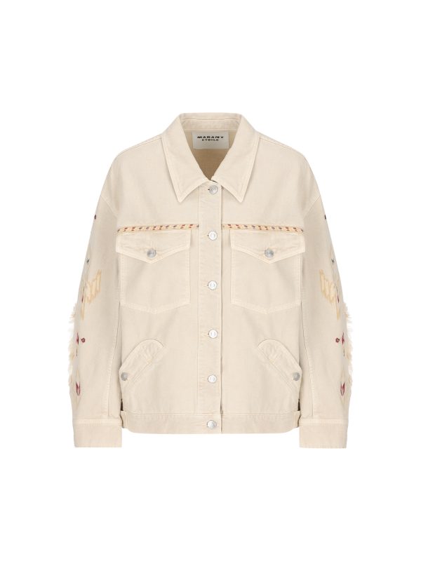 Giacca realizzata in denim.