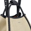 Borsa realizzata in tessuto effetto rafia. — изображение 4