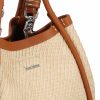 Borsa realizzata in tessuto effetto rafia. — изображение 4