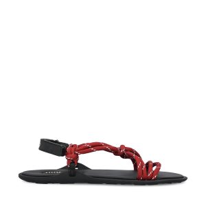 Sandali Rivière realizzati in corda e pelle.