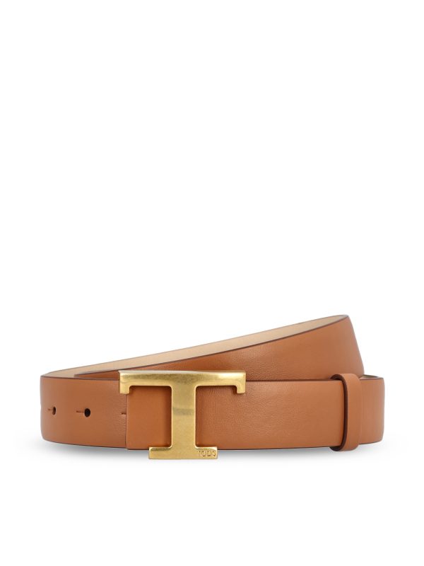 Cintura Reversibile T Timeless in pelle.