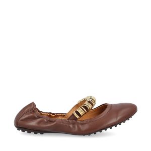 Ballerine realizzate in pelle.