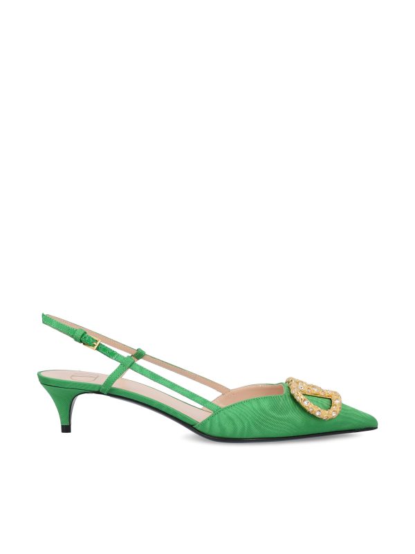 Slingback in viscosa.