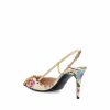 Slingback realizzate in tessuto. — изображение 3