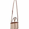 Borsa Rockstud realizzata in cotone e pelle di vitello. — изображение 3