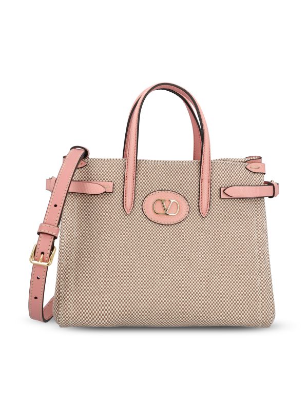 Borsa realizzata in canvas.