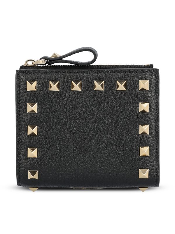Portafoglio Rockstud In Pelle