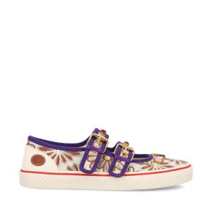 Sneakers realizzate in cotone.