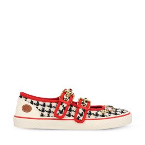 Sneakers Dollyboard in pied de poule.