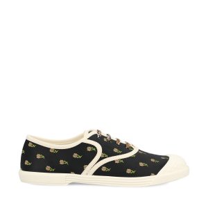 Sneakers realizzate in tessuto papier floral