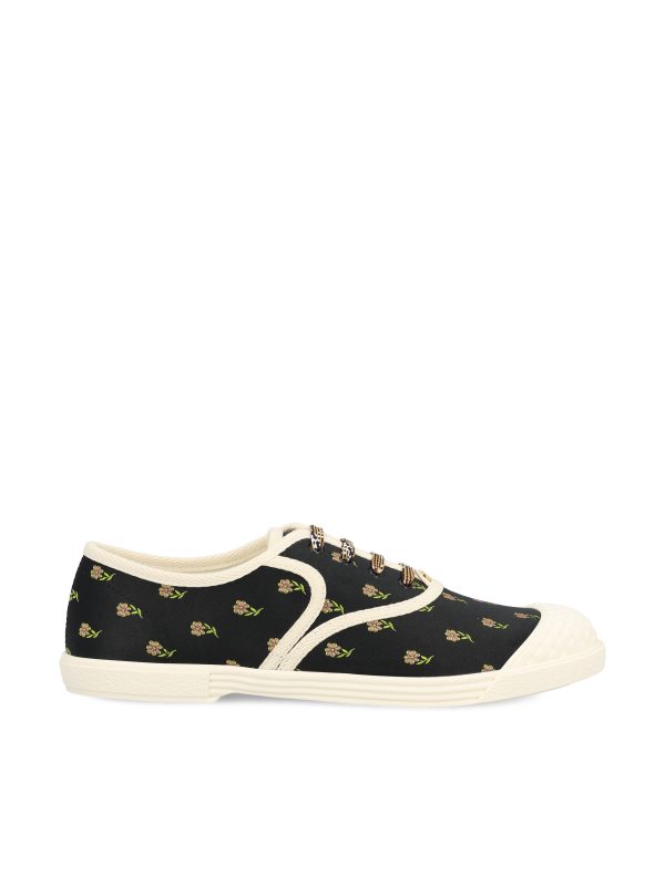 Sneakers realizzate in tessuto papier floral