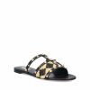 Slide Rockstud in pelle con ricamo check. — изображение 2