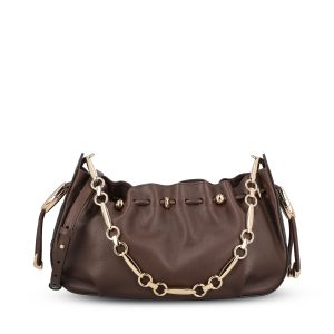 Pochette realizzata in pelle di mucca.