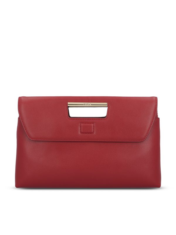 Pochette in pelle.