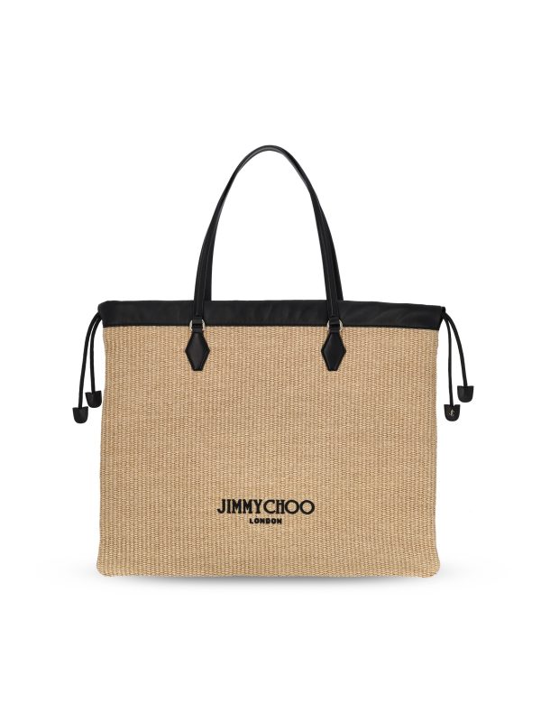 Borsa realizzata in rafia.