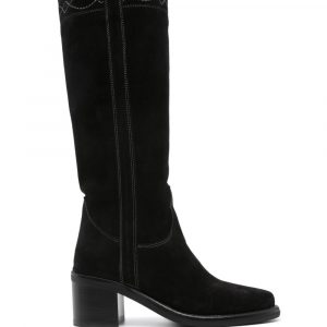 STIVALE CON TACCO IN PELLE