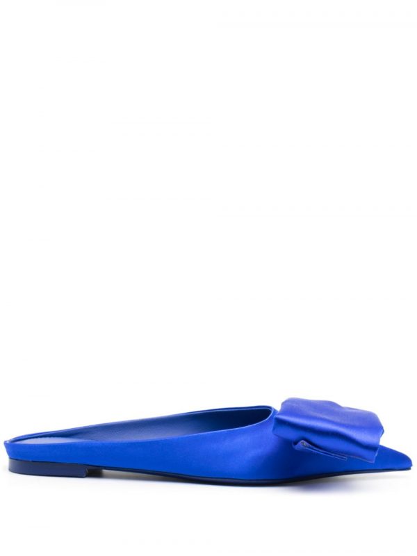 BALLERINA IN PELLE CON FIOCCO