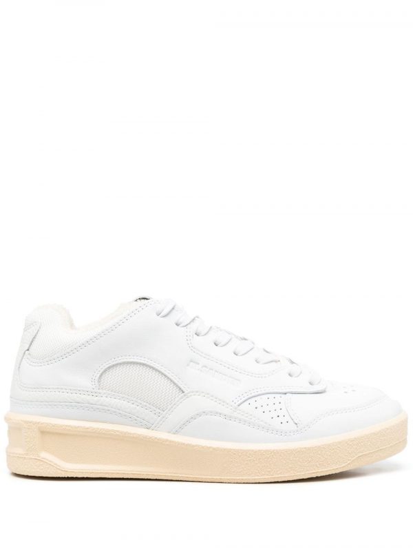 SNEAKER BASKET IN PELLE