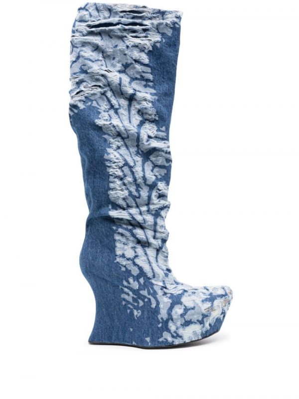 STIVALE CON TACCO IN DENIM