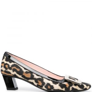 DECOLLETÉ BELLE VIVIER IN VERNICE LEOPARDATA