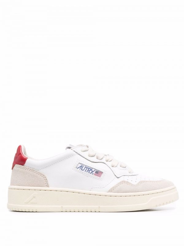 SNEAKER MEDALIST LOW IN PELLE E CAMOSCIO