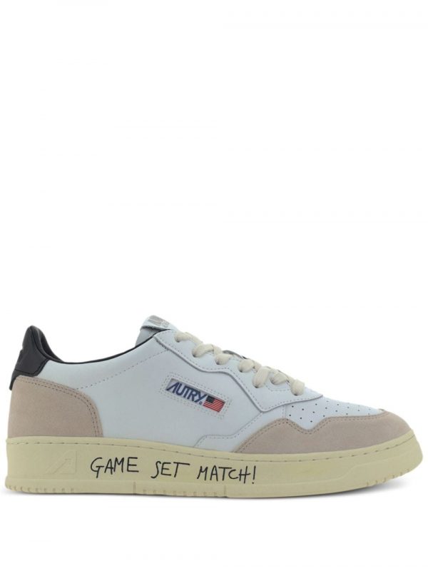 SNEAKER MEDALIST LOW IN PELLE E CAMOSCIO