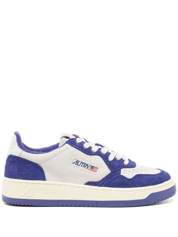 SNEAKER MEDALIST LOW IN PELLE E CAMOSCIO