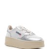 SNEAKER PLATFORM LOW IN PELLE — изображение 2