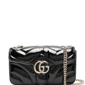 BORSA GG MARMONT PICCOLA IN PELLE VERNICIATA