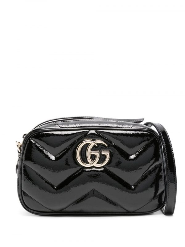 BORSA GG MARMONT PICCOLA IN PELLE VERNICIATA